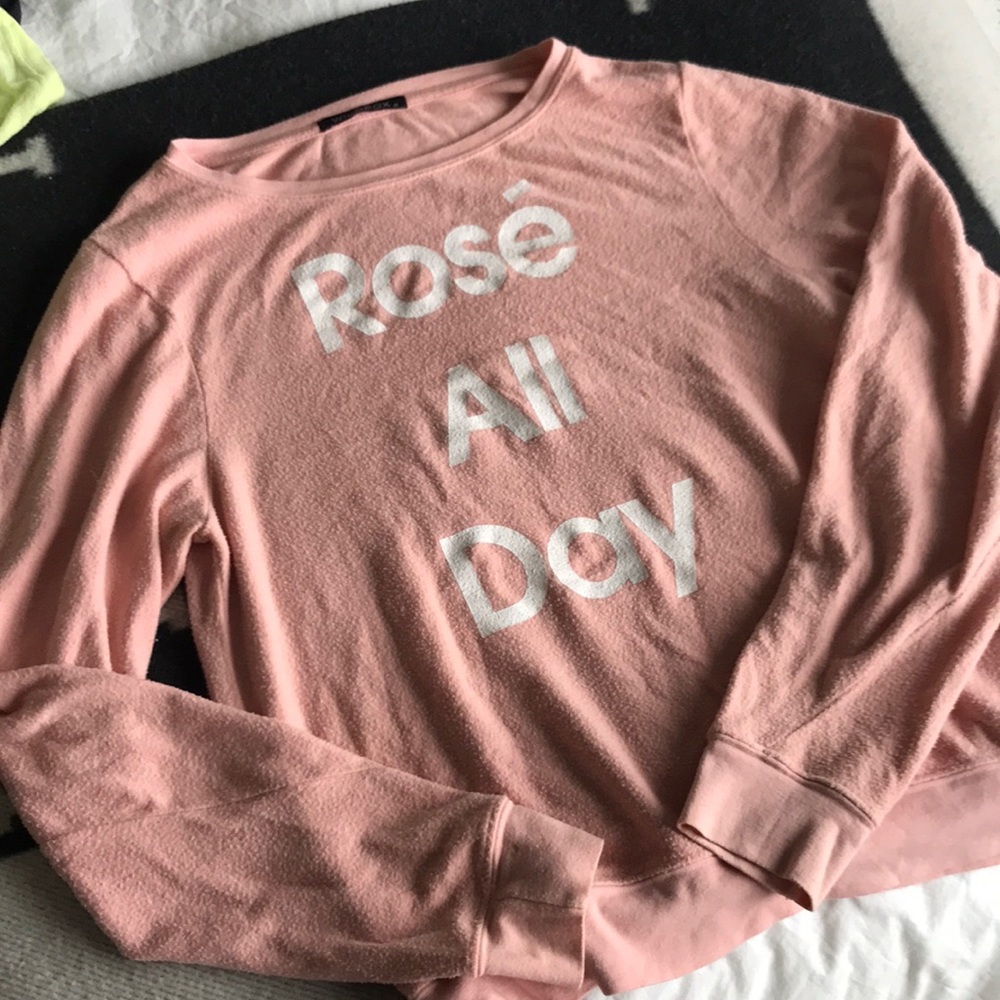 Wildfox Rose All Day Baggy Beach Jumper